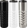 Bouteille isotherme personnalisée en acier de 450 ml - Kamir Matières : acier inoxydable Couleurs : argenté marquage laser ultra