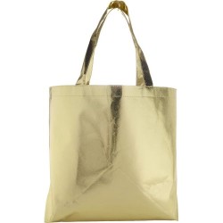 Sac Éco-responsable en Non-Tissé Laminé Personnalisé - Johnathan Matières : non tissé Couleurs : doré