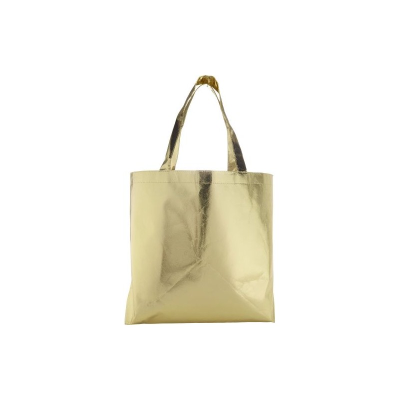 Sac Éco-responsable en Non-Tissé Laminé Personnalisé - Johnathan Matières : non tissé Couleurs : doré personnalisable avec votre