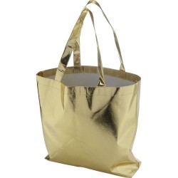 Sac Éco-responsable en Non-Tissé Laminé Personnalisé - Johnathan Matières : non tissé Couleurs : doré goodies publicitaire événe