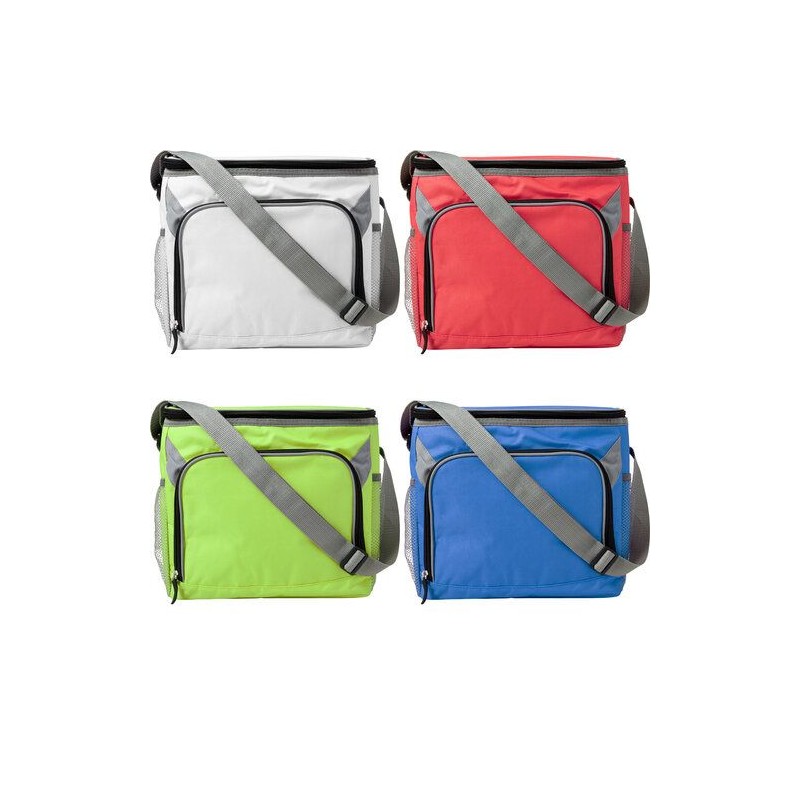 Sac isotherme personnalisable en polyester - Lance Matières : polyester Couleurs : blanc marquage laser ultra précis