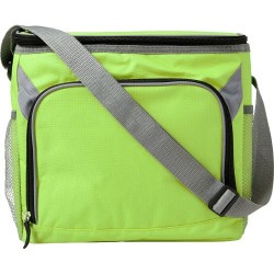 Sac isotherme personnalisable en polyester - Lance Matières : polyester Couleurs : vert citron cadeau entreprise pas cher