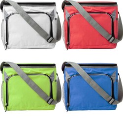 Sac isotherme personnalisable en polyester - Lance Matières : polyester Couleurs : bleu cobalt objet promotionnel éco-responsabl