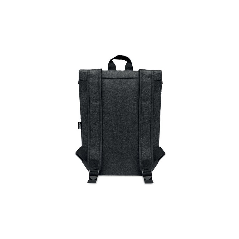 Sac à dos  en feutre RPET personnalisé INDICO PACK Matières : PET recyclé Couleurs : pierre impression haute définition