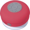 Enceinte Bluetooth étanche personnalisée - Jude Matières : plastique Couleurs : rouge goodies publicitaire événementiel