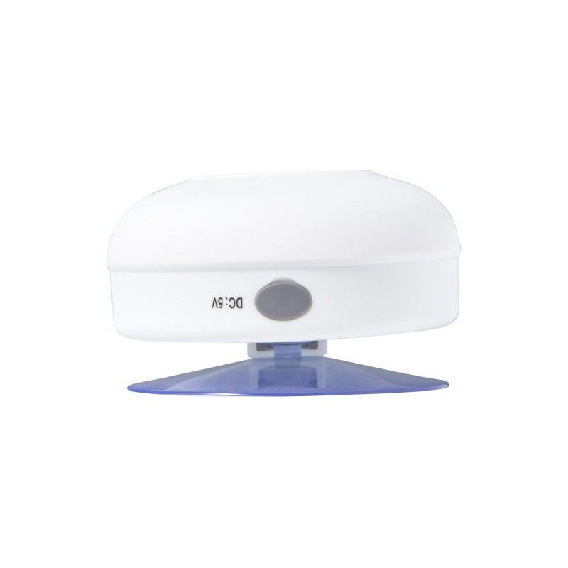 Enceinte Bluetooth étanche personnalisée - Jude Matières : plastique Couleurs : rouge objet promo petit budget