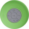 Enceinte Bluetooth étanche personnalisée - Jude Matières : plastique Couleurs : vert citron impression haute définition