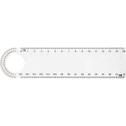 Règle en plastique durable 15 cm - Ashlyn Matières : plastique Couleurs : naturel