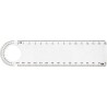 Règle en plastique durable 15 cm - Ashlyn Matières : plastique Couleurs : naturel personnalisable avec votre logo