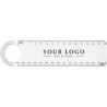 Règle en plastique durable 15 cm - Ashlyn Matières : plastique Couleurs : naturel cadeau entreprise pas cher