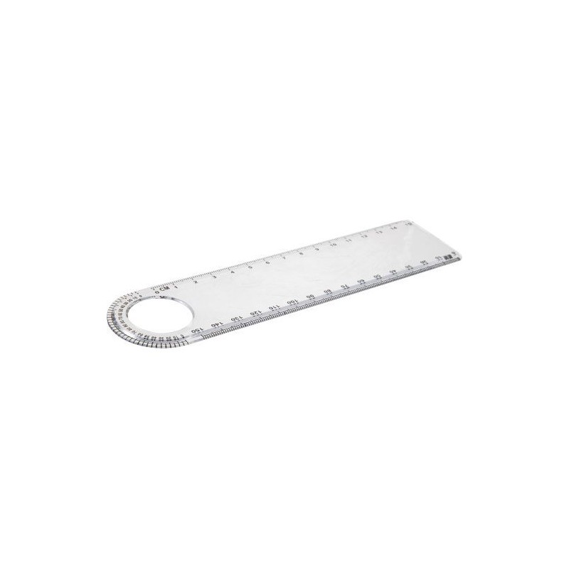 Règle en plastique Ashlyn 15 cm avec loupe