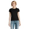 T-Shirt Femme Personnalisé 190g Confort et Style - Imperial Women Matières : coton Taille textile : M Couleurs : noir profond ac