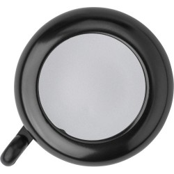 Sonnette de vélo personnalisée économique Babette - Accessoire pratique Matières : aluminium Couleurs : noir