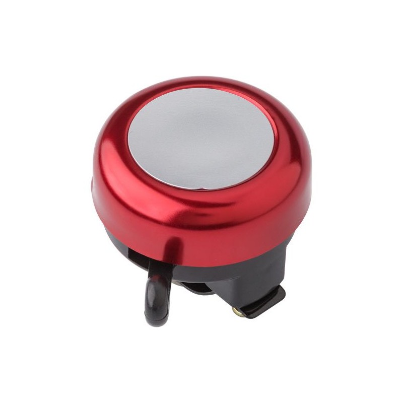 Sonnette de vélo personnalisée économique Babette - Accessoire pratique Matières : aluminium Couleurs : argenté livraison expres