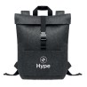 Sac à dos  en feutre RPET personnalisé INDICO PACK Matières : PET recyclé Couleurs : pierre marquage laser ultra précis