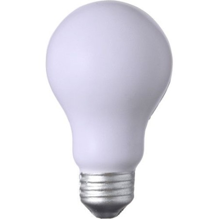Ampoule Anti-Stress Personnalisée Économique - Arianna Matières : plastique Couleurs : blanc personnalisable avec votre logo