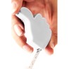 Porte-clés Publicitaire avec Mètre Ruban Unique Nassir Matières : métal Couleurs : blanc marquage laser ultra précis
