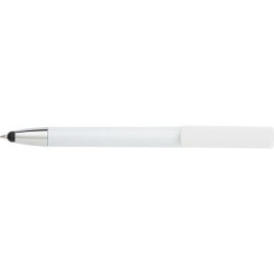 Stylo bille personnalisé élégant et économique pour smartphone - Calvin Matières : plastique Couleurs : blanc