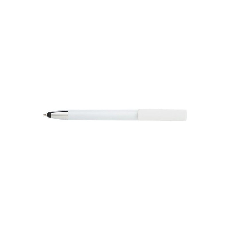 Stylo bille personnalisé élégant et économique pour smartphone - Calvin Matières : plastique Couleurs : blanc