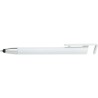 Stylo bille personnalisé élégant et économique pour smartphone - Calvin Matières : plastique Couleurs : blanc goodies entreprise