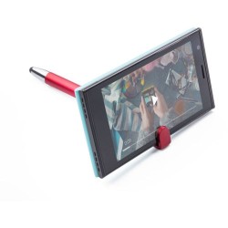 Stylo bille personnalisé élégant et économique pour smartphone - Calvin Matières : plastique Couleurs : blanc cadeau collaborate