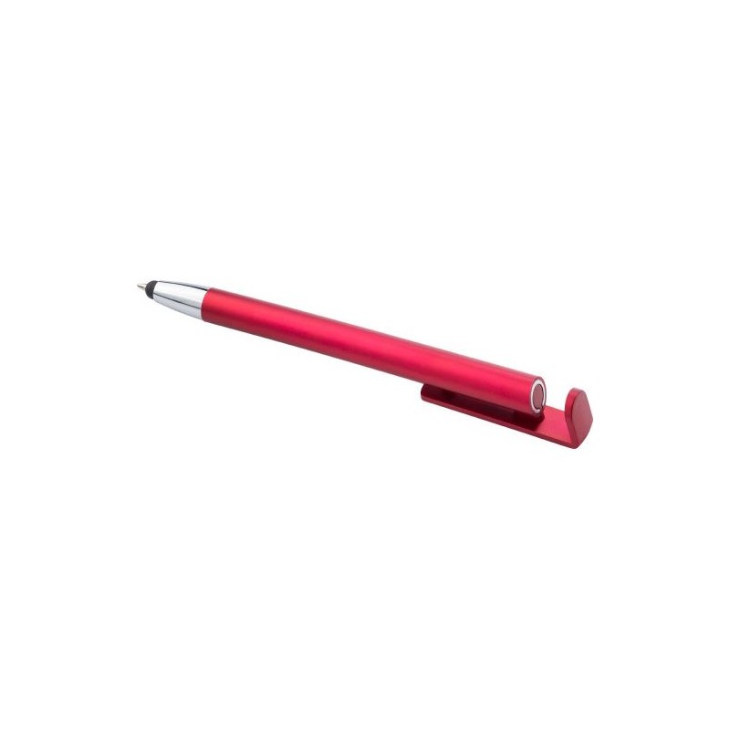 Stylo bille personnalisé élégant et économique pour smartphone - Calvin Matières : plastique Couleurs : blanc objet publicitaire