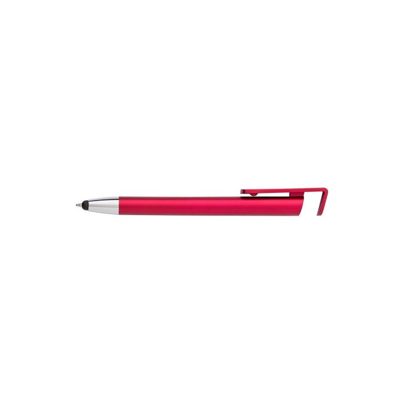 Stylo bille personnalisé élégant et économique pour smartphone - Calvin Matières : plastique Couleurs : rouge livraison express 