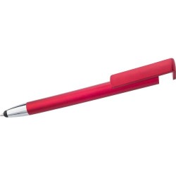 Stylo bille personnalisé élégant et économique pour smartphone - Calvin Matières : plastique Couleurs : rouge objet promotionnel