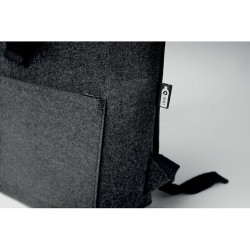 Sac à dos  en feutre RPET personnalisé INDICO PACK Matières : PET recyclé Couleurs : pierre livraison express 24h 48h