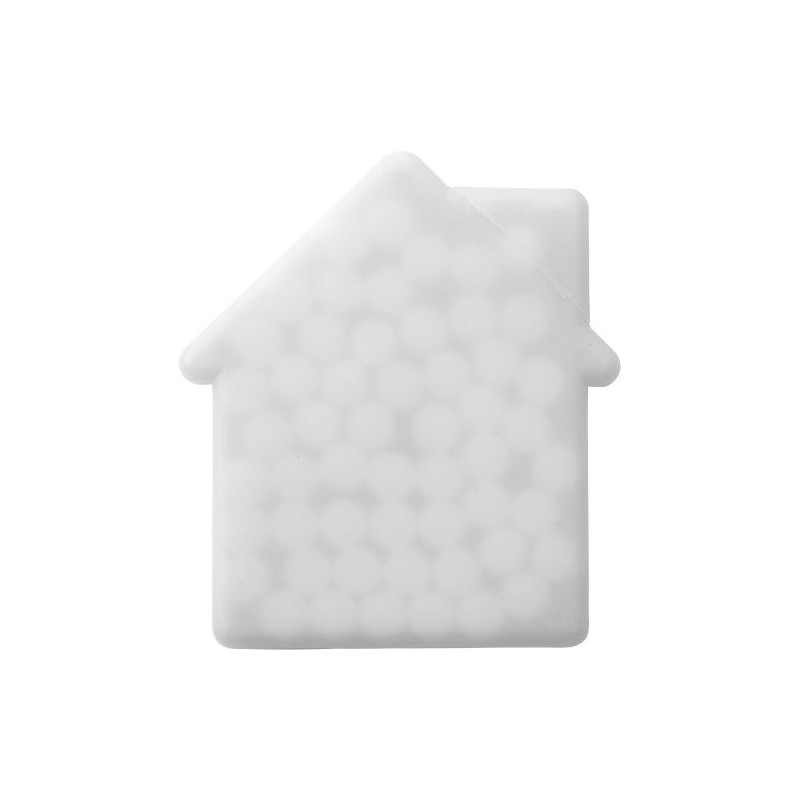 Boîte publicitaire en plastique contenant des bonbons à la menthe Jaya Matières : plastique Couleurs : blanc
