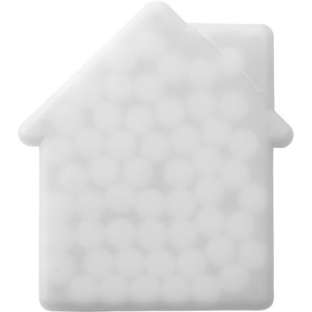 Boîte publicitaire en plastique contenant des bonbons à la menthe Jaya Matières : plastique Couleurs : blanc
