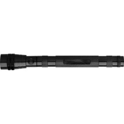 Torche flexible téléscopique personnalisée Aya Matières : caoutchouc Couleurs : noir