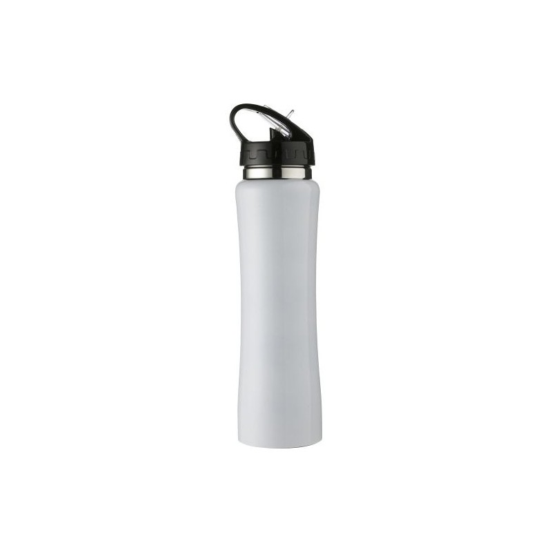 Gourde isotherme personnalisée double paroi 500 ml Teresa Matières : silicone Couleurs : blanc