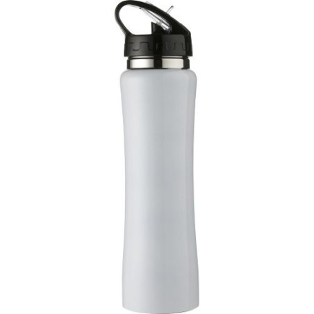 Gourde isotherme personnalisée double paroi 500 ml Teresa Matières : silicone Couleurs : blanc