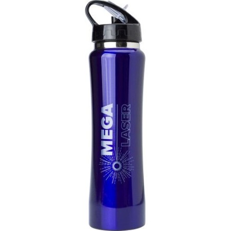 Gourde isotherme personnalisée double paroi 500 ml Teresa Matières : silicone Couleurs : argenté cadeau collaborateur premium