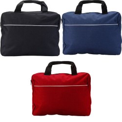 Sacoche en polyester personnalisée pour congrès Niam Matières : polyester Couleurs : bleu goodies publicitaire événementiel