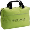Sacoche en polyester personnalisée pour congrès Niam Matières : polyester Couleurs : bleu objet promotionnel éco-responsable