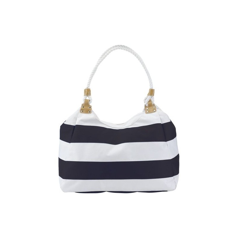 Sac de plage personnalisable en polyester - Christopher Matières : polyester Couleurs : blanc personnalisable avec votre logo