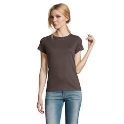 T-Shirt Femme Personnalisé 190g Confort et Style - Imperial Women Matières : coton Taille textile : M Couleurs : gris foncé marq
