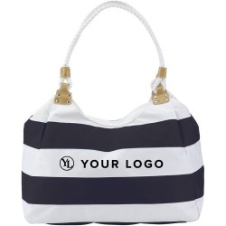 Sac de plage personnalisable en polyester - Christopher Matières : polyester Couleurs : blanc cadeau entreprise pas cher
