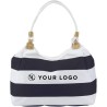 Sac de plage personnalisable en polyester - Christopher Matières : polyester Couleurs : blanc cadeau entreprise pas cher