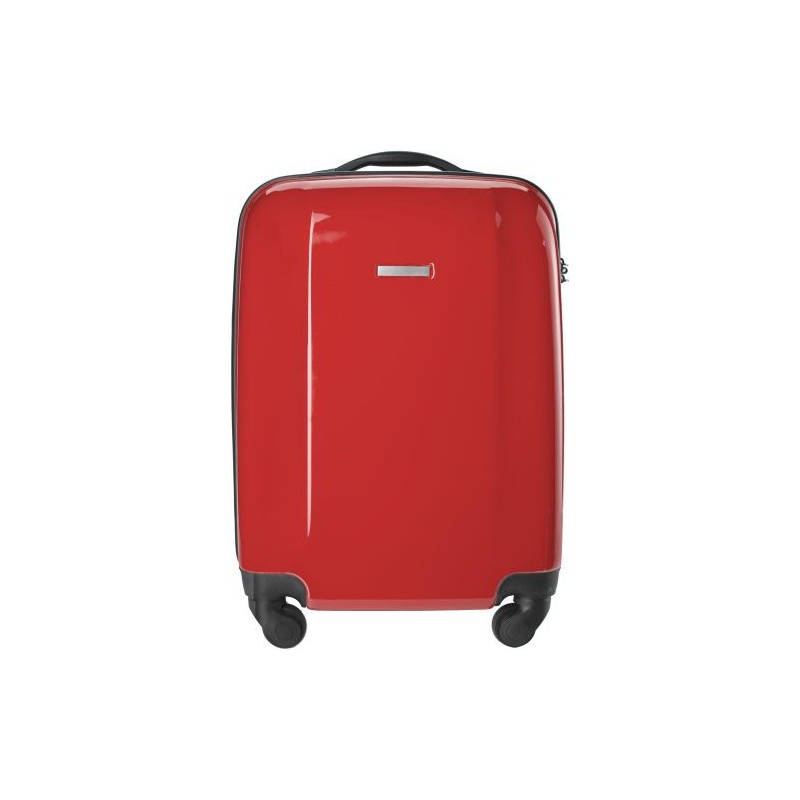 Trolley rigide personnalisé en ABS - Verona Matières : métal Couleurs : noir cadeau entreprise pas cher