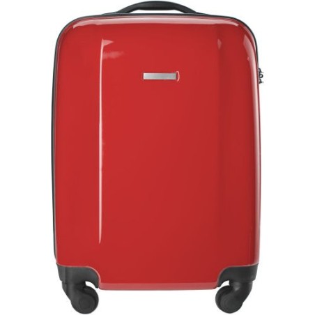 Trolley rigide personnalisé en ABS - Verona Matières : métal Couleurs : blanc livraison express 24h 48h