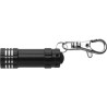Porte-clés en aluminium pratique et personnalisable avec torche Anna Matières : métal Couleurs : noir
