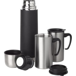 Set Éco-responsable de Bouteille Isotherme de 500 ml et Mugs Personnalisés Frieda Matières : métal Couleurs : multicolore goodie