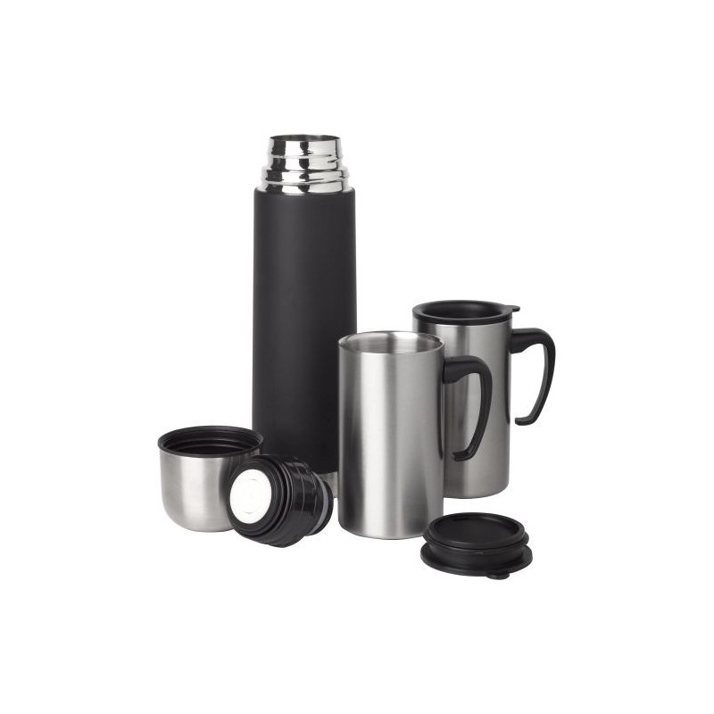 Set Éco-responsable de Bouteille Isotherme de 500 ml et Mugs Personnalisés Frieda Matières : métal Couleurs : multicolore goodie