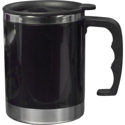 Mug isotherme en acier inoxydable personnalisable Gabi Matières : acier inoxydable Couleurs : noir