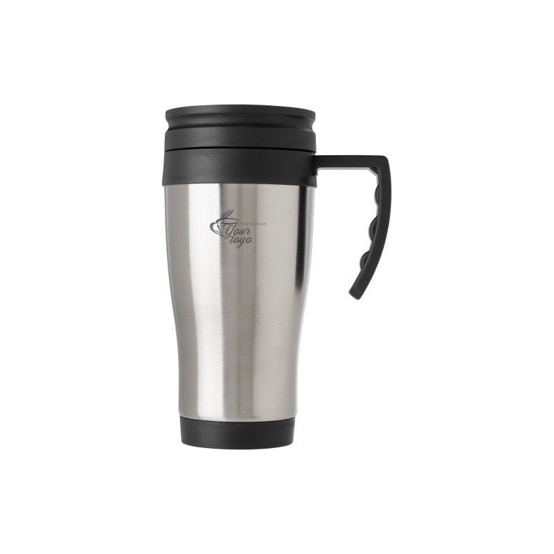 Mug isotherme personnalisé pratique Dev Matières : métal Couleurs : bleu livraison express 24h 48h