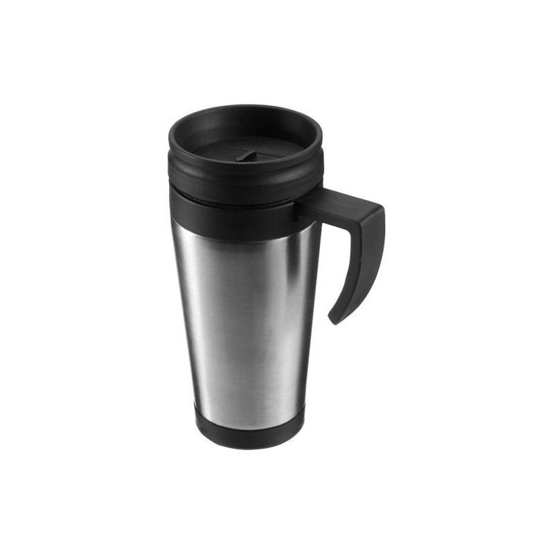 Mug isotherme personnalisé pratique Dev Matières : métal Couleurs : bleu cadeau collaborateur premium