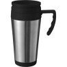 Mug isotherme personnalisé pratique Dev Matières : métal Couleurs : bleu accessoire événementiel unique